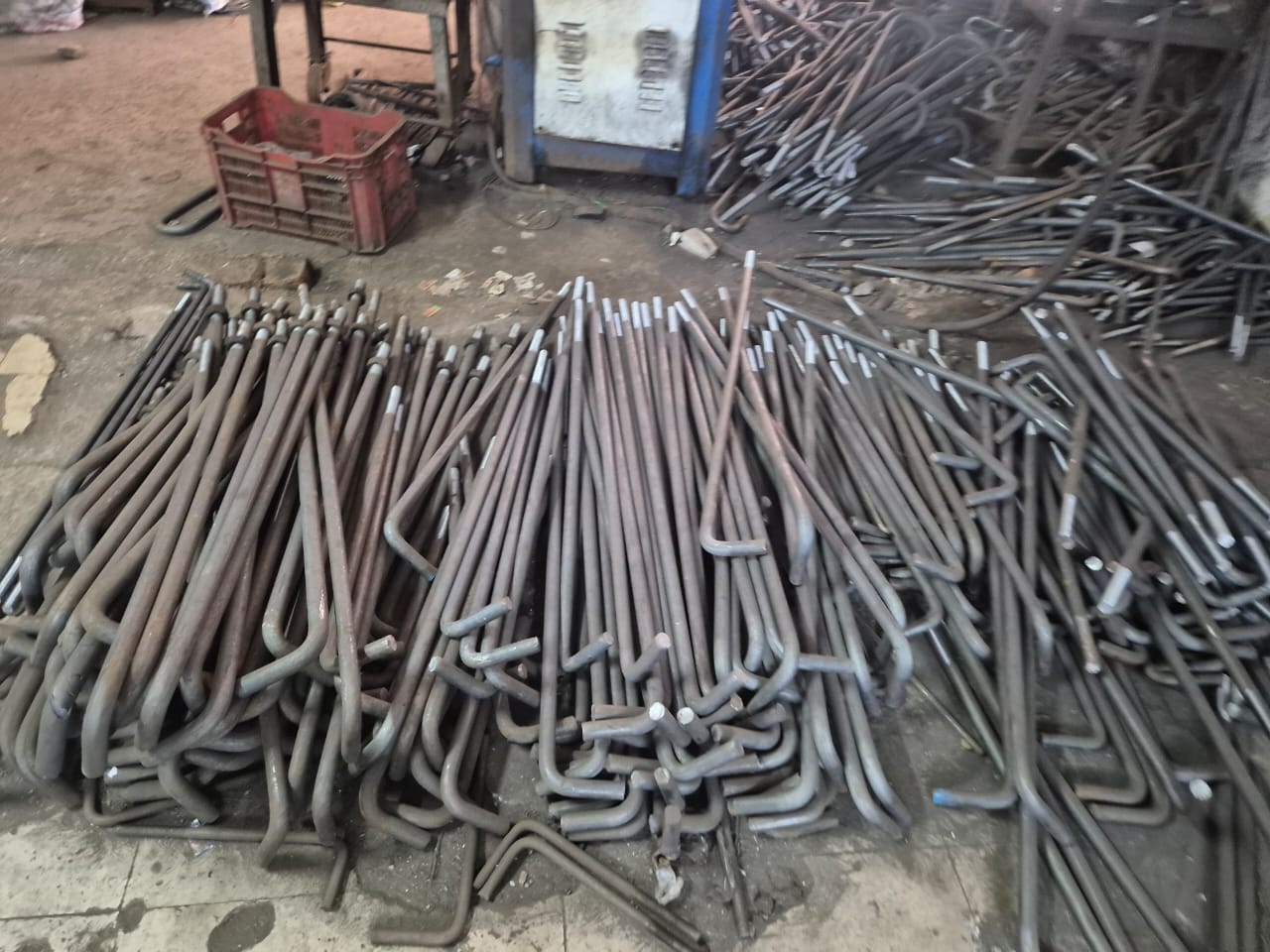  Fabrication work in progress at the manufacturing facility