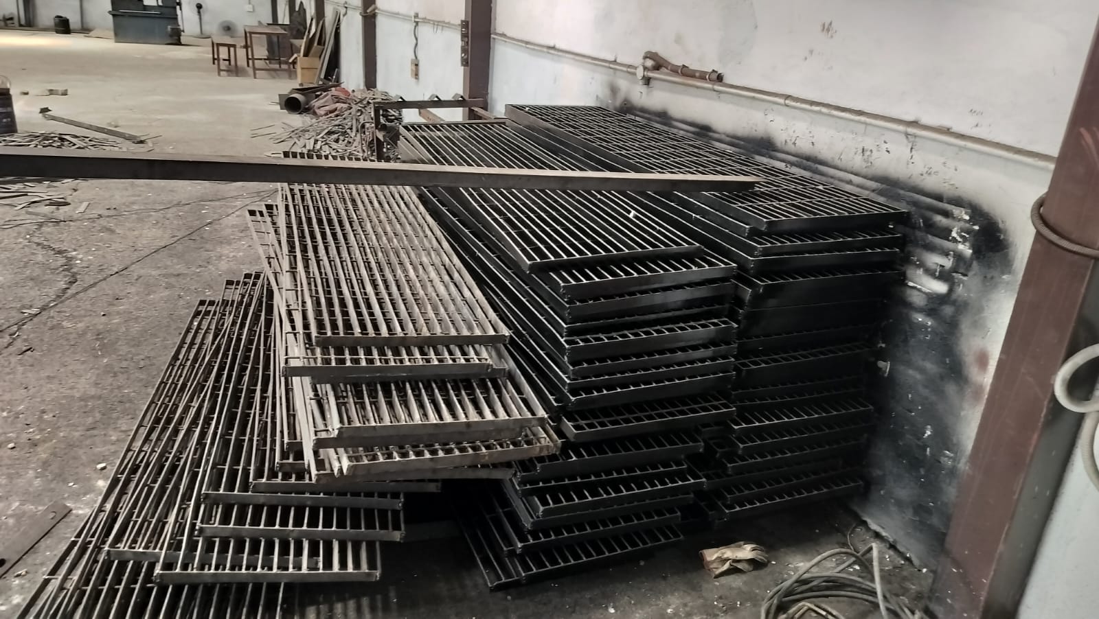 Fabrication work in progress at the manufacturing facility