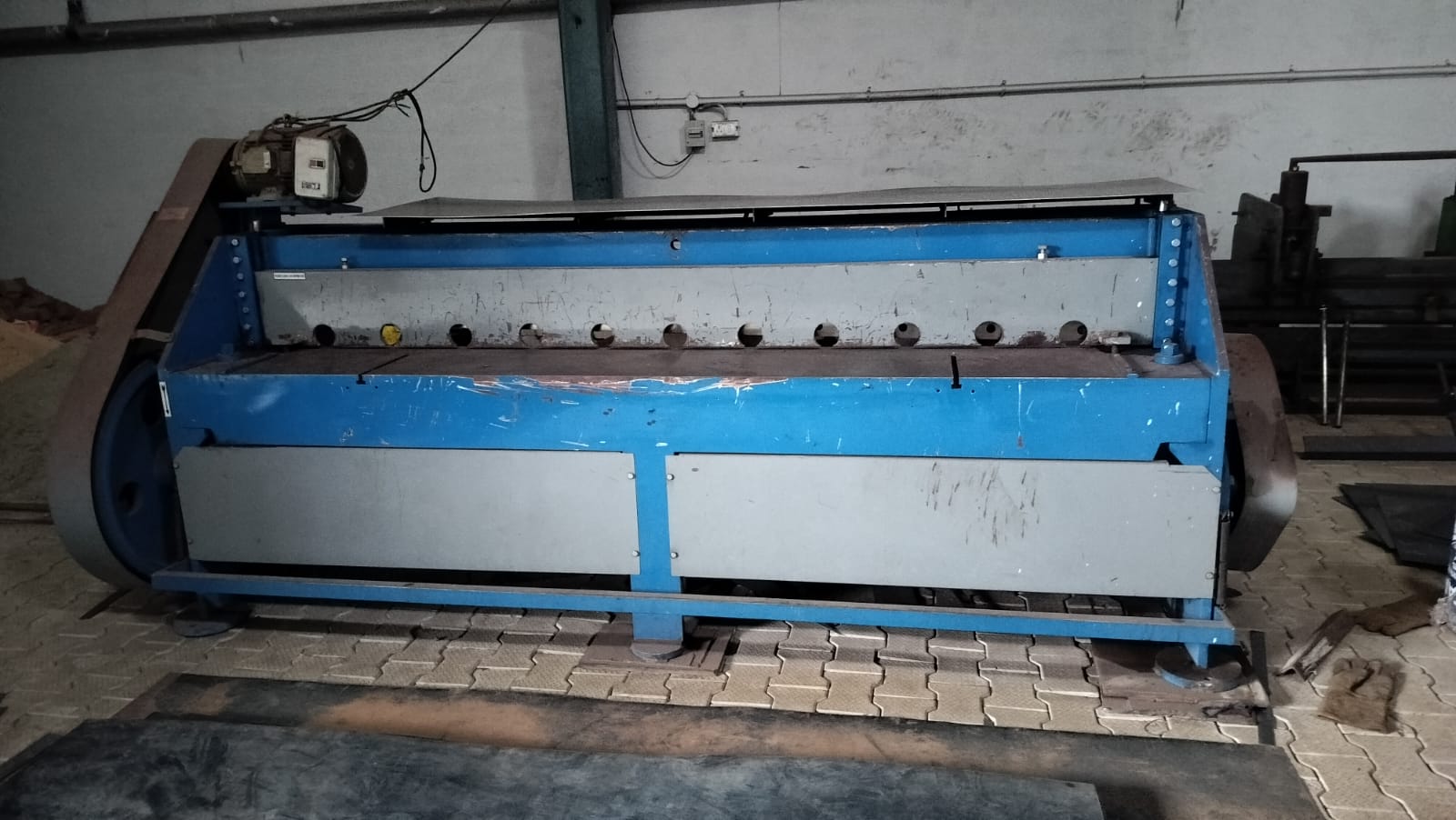 Industrial machinery used for fabrication work