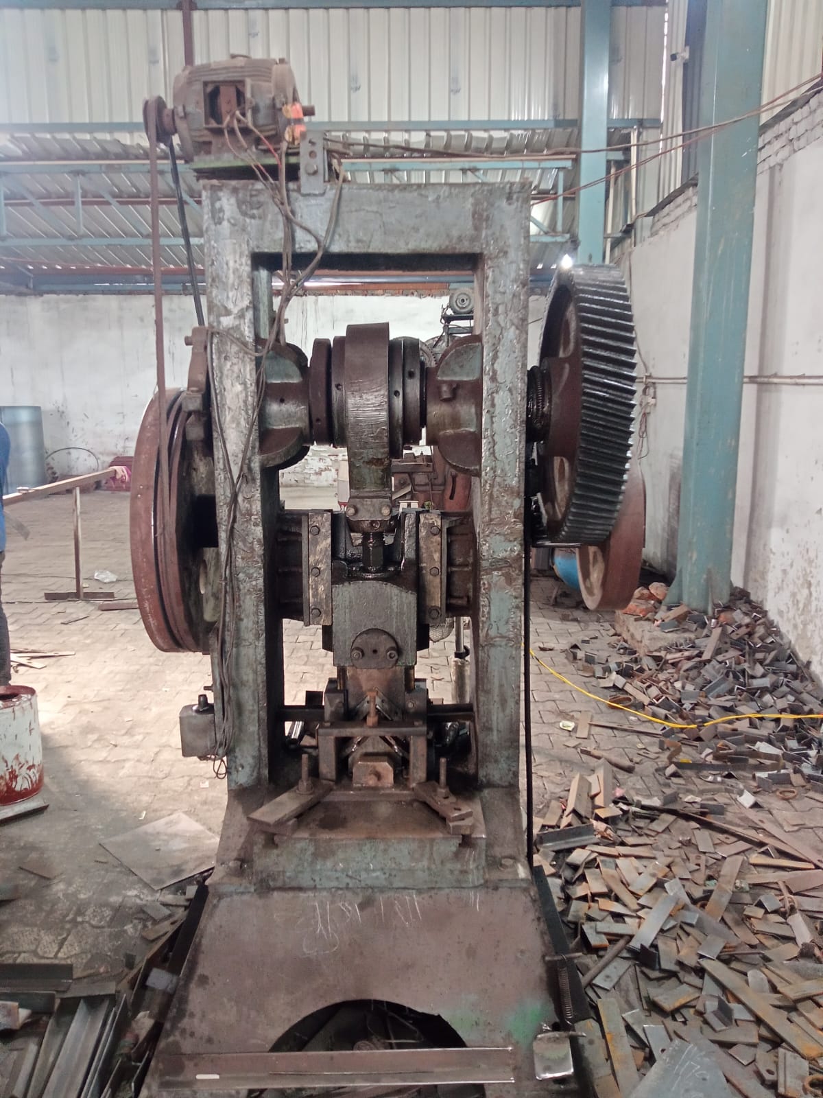 Press machine at the production facility
