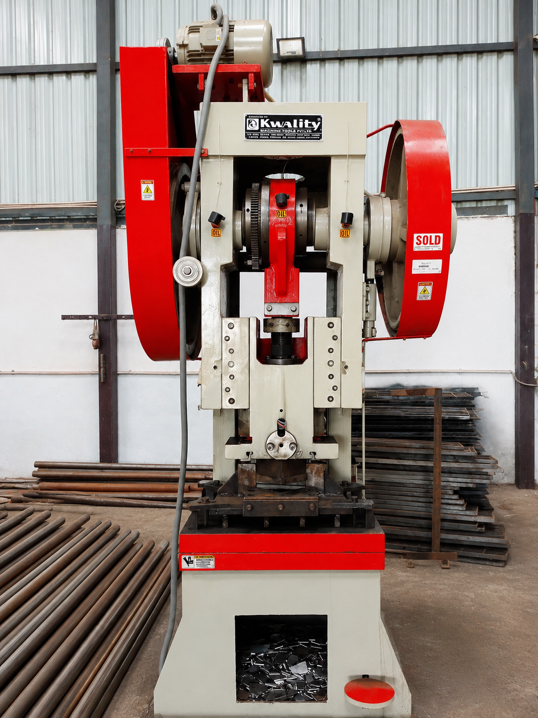 Press notch machine